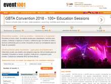 Tablet Screenshot of es.event1001.com