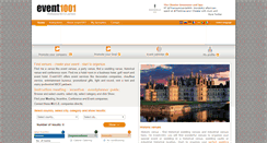 Desktop Screenshot of event1001.com